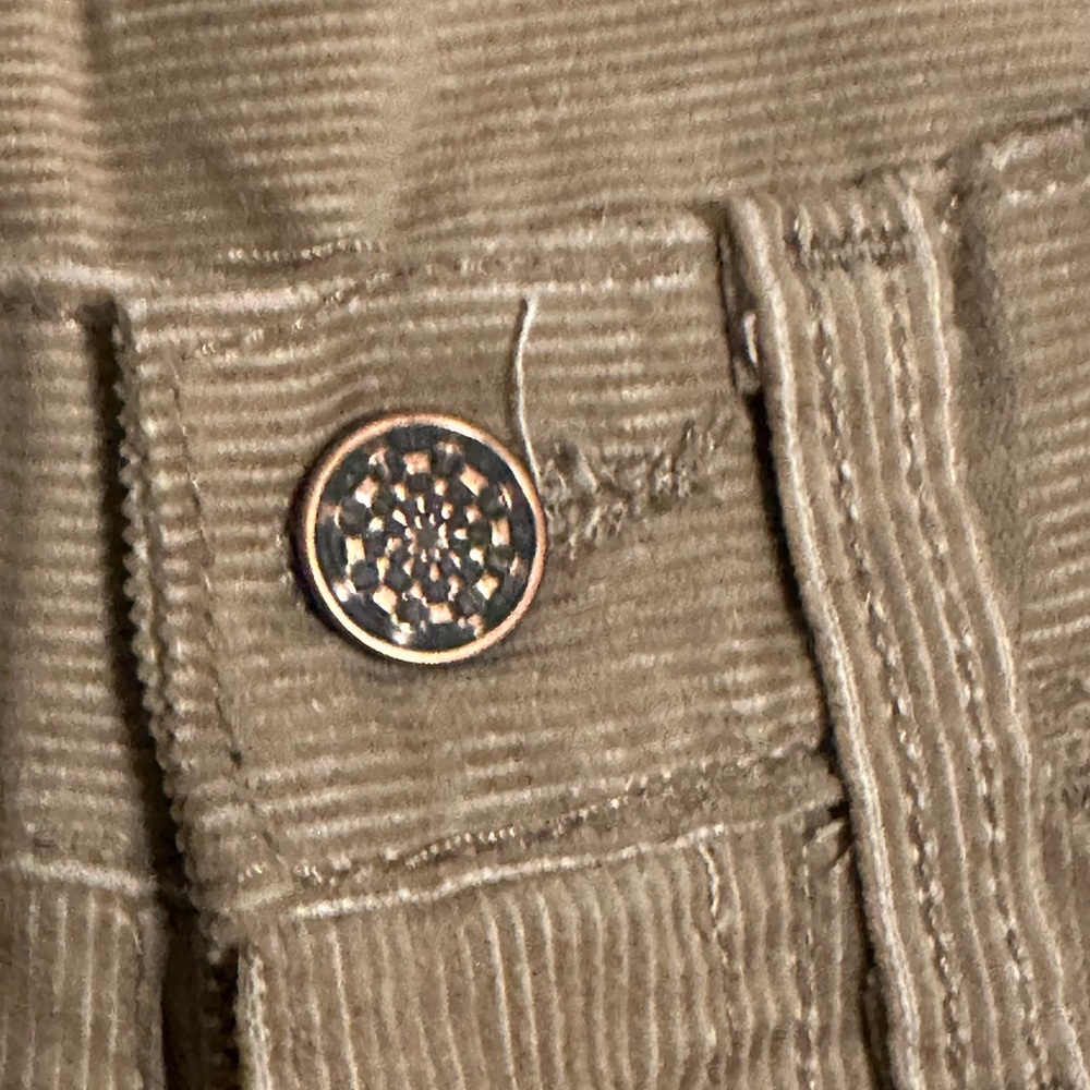 New with tags Vintage 1970’s Montgomery 1972 Tan Corduroy Pants 33 X 30 - Picture 5 of 8